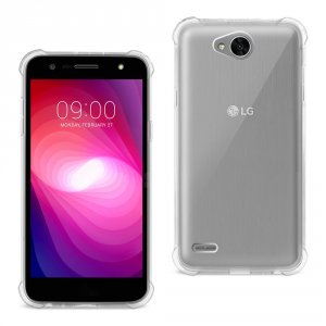 Lg TPU09-LGXP2CL Reiko  X Power 2 Clear Bumper Case With Air Cushion S