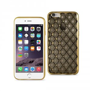 Apple TPU19-IPHONE6BK Reiko Iphone 6s Flexible 3d Rhombus Pattern Tpu 