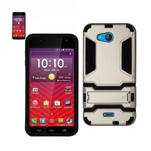 Kyocera TPUPC11-KYOC6740BKGD Reiko  Hydro Wave Hybrid Metallic Case Wi