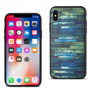 Apple DTPU10-IPHONEXWL Reiko Iphone X Embossed Wood Pattern Design Tpu