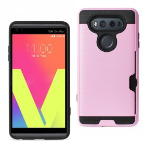 Lg SPWC01-LGV20PK Reiko  V20 Slim Armor Hybrid Case With Card Holder I