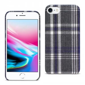 Apple DF02-IPHONE8BK Reiko Iphone 8 Checked Fabric In Black