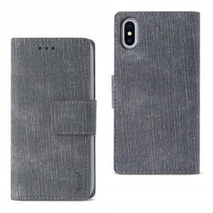 Apple FC28-IPHONEXGY Reiko Iphone X Denim Wallet Case With Gummy Inner