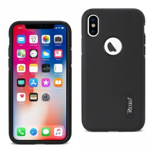 Apple SLCRPC01-IPHONEXBK Reiko Iphone X Solid Armor Dual Layer Protect