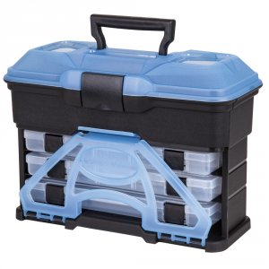 Flambeau 6304TK T3 Frost Series Mini Front Loader Tackle Box Blue