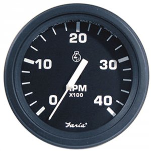 Faria TD9324 Faria Heavy-duty 4 Tachometer (4000 Rpm) (diesel) (mech T