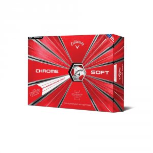 Callaway 64212551220 Chrome Soft Truvis Golf Ball 12-pack Redwhite