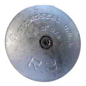 Tecnoseal R3 Rudder Anode - Zinc - 3-34