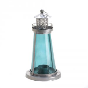 Gallery 10015433 Blue Glass Lighthouse Lantern