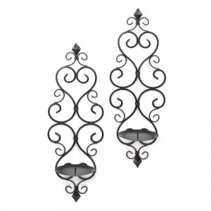 Gallery 10015834 Fleur De Lis Candle Wall Sconces