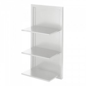 Accent 10017989 White Folding Wall Shelf