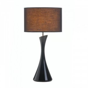 Gallery 10018021 Sleek Modern Black Table Lamp