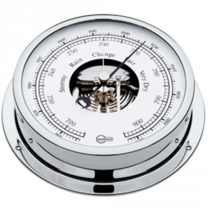 Barigo 111CR Viking Series Ships Barometer - Chrome Housing - 5 Dial