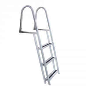 Dock 2053-F Stand-off Aluminum 3-step Ladder Wquick Release