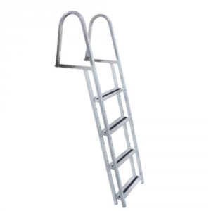 Dock 2054-F Stand-off Aluminum 4-step Ladder Wquick Release