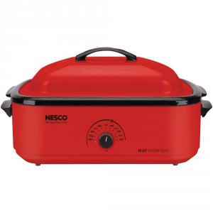 Nesco RA23226 18-quart Porcelain Roaster Oven (red) Nes481812