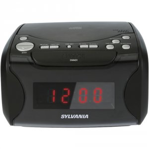 Sylvania RA29134 Usb-charging Cd Dual Alarm Clock Radio Curscr4986