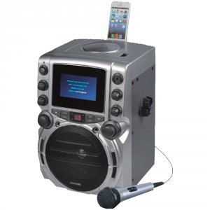 Karaoke RA42348 Cd+g Bluetooth Karaoke System With 4.3quot; Tft Color 