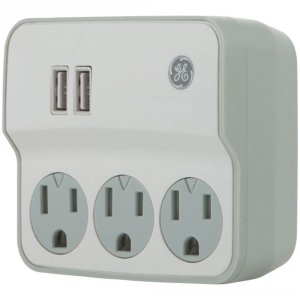 Ge RA44232 Neral Electric 3-outlet Current Wall Tap With Usb Port Jas3