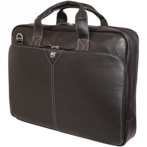 Mobile RA9124 16quot; Deluxe Leather Notebook Briefcase Mblmebcl1