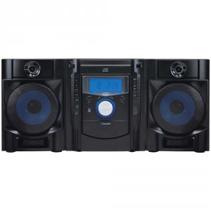 Sylvania RA34257 Bluetooth Cd Radio Micro System With Blue Led Display