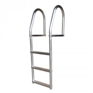 Dock 2073-F Fixed Eco - Weld Free Aluminum 3-step Dock Ladder