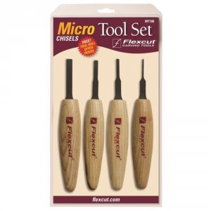 Flexcut MT100 Chisel Micro Tool Set