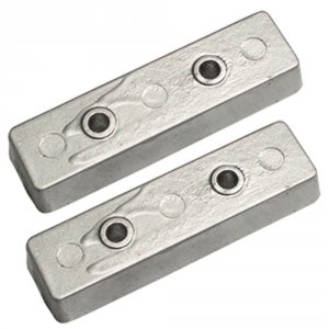 Tecnoseal TEC-BNT Tec-bnt Bennett Trim Tab Anode - Zinc - Pair