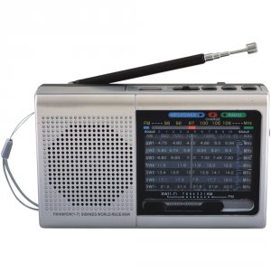 Supercom RA48718 Supersonic 9-band Rechargeable Bluetooth Radio With U