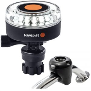 Navisafe 040KIT Navilight 360deg; 2nm White Wnavimount Base Amp; Rail 