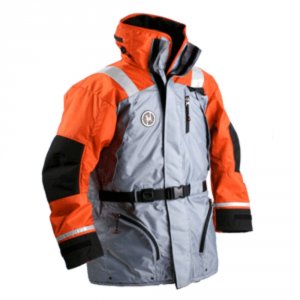 First AC-1100-OG-XXL Ac-1100 Flotation Coat - Orangegrey - Xx-large