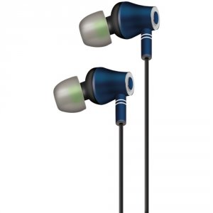 At E10-NVY Att(r) E10-nvy E10 Metallic Stereo Earbuds With Microphone