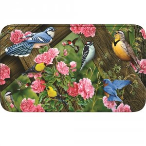 Rivers 1848 Songbirds Memory Foam Mat 31.5in X 20in