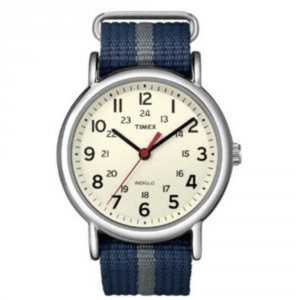 Timex T2N654 Weekender Slip-thru Watch - Navygray