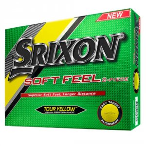 Srixon 10237765 Soft Feel Golf Ball-tour Yellow-dozen