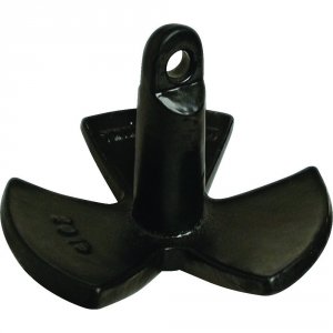 Seasense 50073770 River Anchor 20lb Blk Vinyl Coated