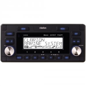 Clarion M608 Marine Bluetooth Watertight 4-zone Digital Media Receiver