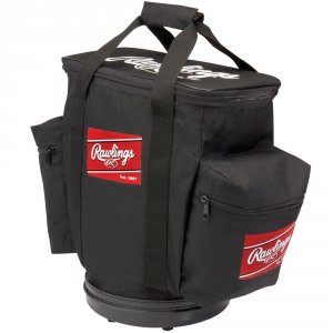 Rawlings RBALLB-B Baseball Bucket Ball Bag-black