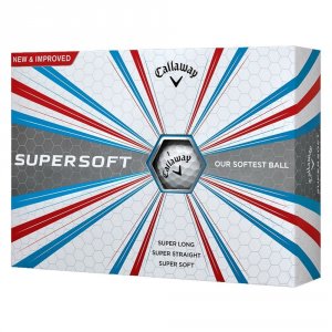 Callaway 641935412 2017 Supersoft Golf Balls (one Dozen)-white