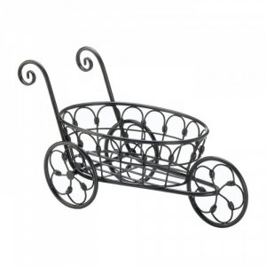 Summerfield 10017898 Black Iron Flower Cart