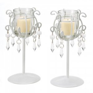 Gallery 39550 Crystal Drop Votive Stands 100