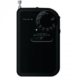 Sylvania RA41629 Portable Am And Fm Radio (black) Cursrc100blk