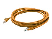 Addonics ADD-5FCAT6A-ORG 5ft Cat6a Cbl Rj45 M M Utp Patch Org Addon