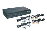 Trendnet TK-423K 4-port Usbps2 Kvm Switch Waudio