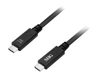 Siig CB-TC0E11-S1 Cable Cb-tc0e11-s1 Usb 3.1 Type-c Gen 2 Cable 60w 1m