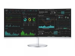 Samsung C34J791WTN 34in, 21:9, Thunderbolt3x2, White Curved Va Panel 1