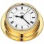 Barigo 683MS Tempo Series Quartz Ships Clock - Brass Housing - 3.3 Dia