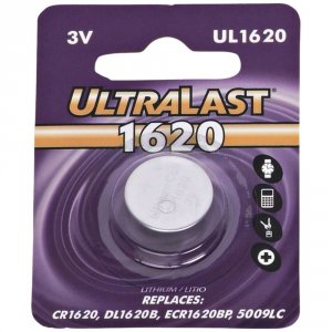 Ultralast UL1620 (r)   Cr1620 Lithium Coin Cell Battery