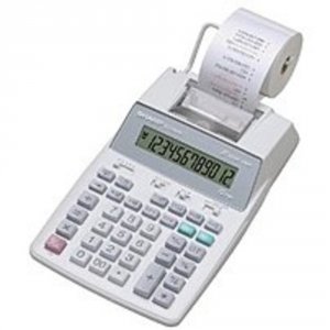 Sharp EL-1750PIII El-1750piii Portable Printing Calculator With Clock 