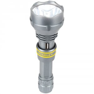 Stanley RA50492 600-lumen Rechargeable Led Flashlight With Portable Po